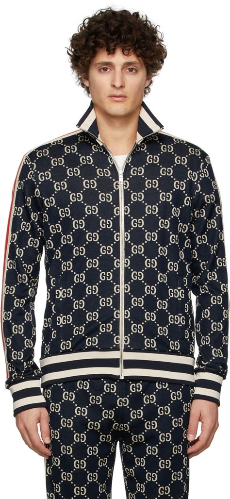 gucci gg jacquard jacket replica|gucci gg jacquard cotton jacket.